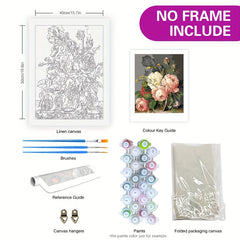 DIY Gift Flowers Digital Painting  16x20inch（No Frame）