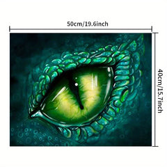 Halloween Dragon's Eye DIY Digital Painting 16x20inch（No Frame）